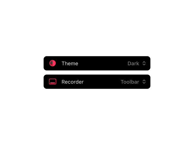 Frames film photography app showing centralized settings page for gear and app preferences