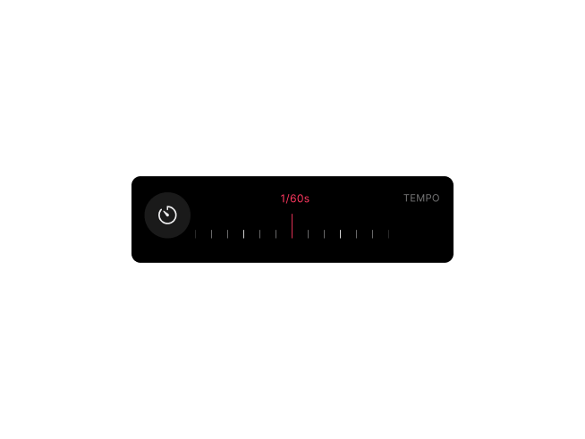 App Frames per fotografia analogica che mostra sequenze tempo di esposizione personalizzate e miglioramenti mappa