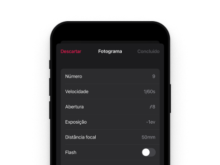 Frames app de fotografia analógica para Mac e iPhone, criada para registar rolos, gerir metadados e arquivar fotografias analógicas.