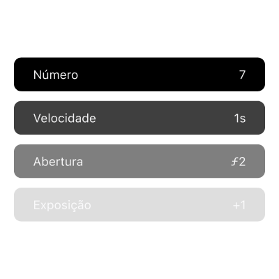 2. Registar cada fotografia à medida que fotografa