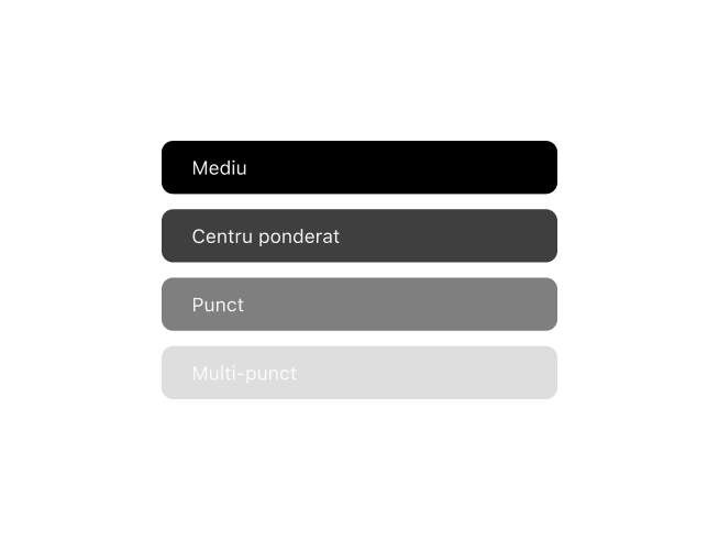 Aplicația Frames arătând înregistrarea metadatelor mod măsurare pentru analiza expunerii