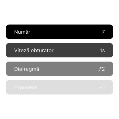 2. Înregistrează fiecare cadru pe măsură ce fotografiezi