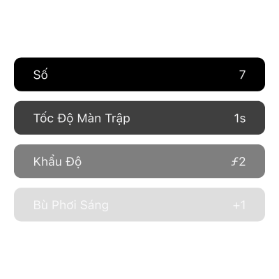 2. Ghi lại mỗi ảnh khi chụp